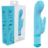 Loveline Belle 15.6 cm Rabbit Vibrator Blue VIBRATORS-RABBIT